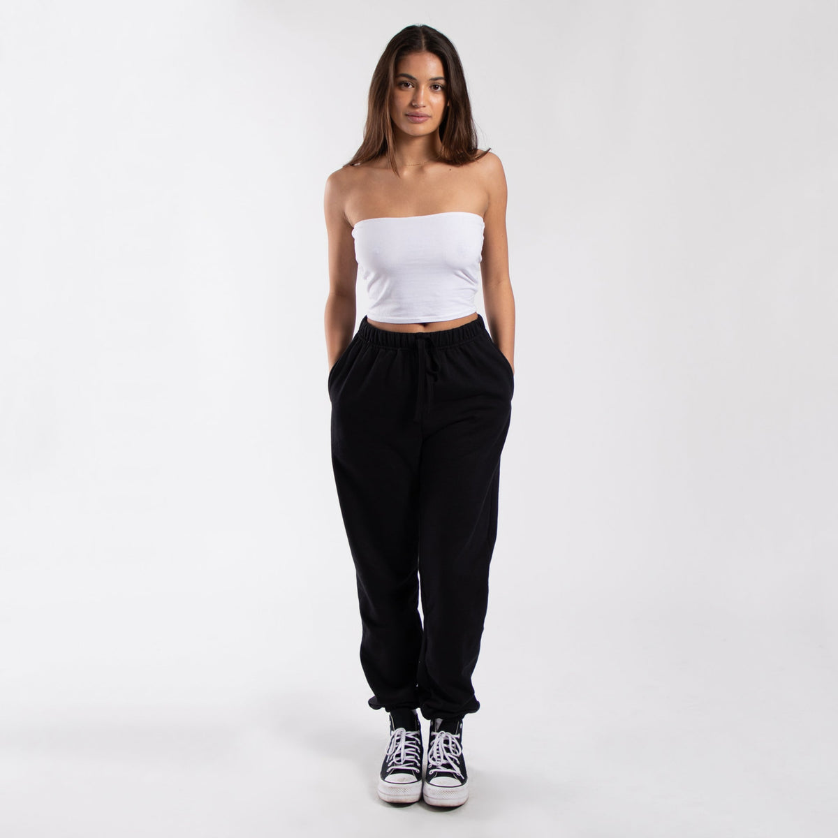 0894 - Women's Cropped Strapless Tube Top-3