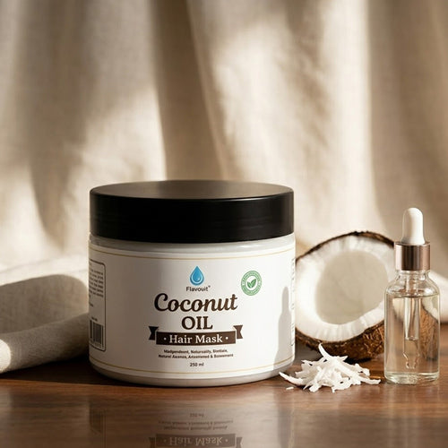 100% Natural Coconut Oil Hair Mask 10 Oz-1