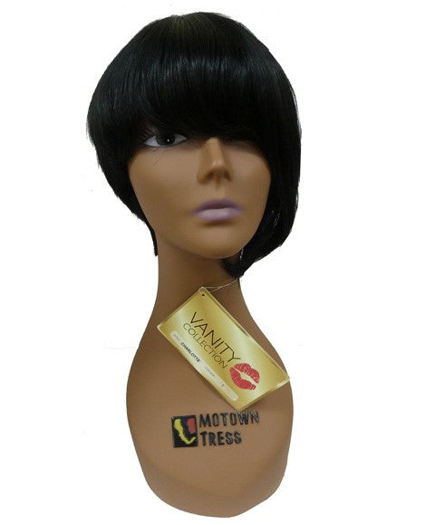 LA Trend Vanity Collection Human Hair Mixed Blend Wig Charlotte-0