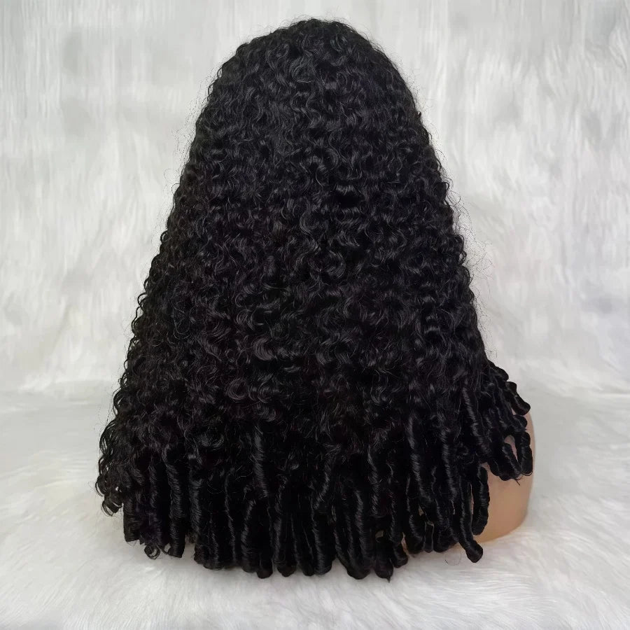 12A Burmese Curly Human Hair Wig Ready to Wear 200% 250% Density 13x4 Transparent Lace Frontal Wig Deep Wave Curly Lace Front Human Hair Wigs For Woman Ready to Wear On Clearance Sale Pre Plucked Wig Party Work Daily Life-3