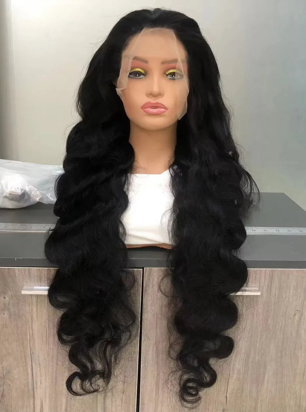 250% Density 40 Inch Body Wave Human Hair Wig Brazilian Pre Plucked 13x4 13x6 HD Transparent Lace Frontal  Wigs For Black Women-1