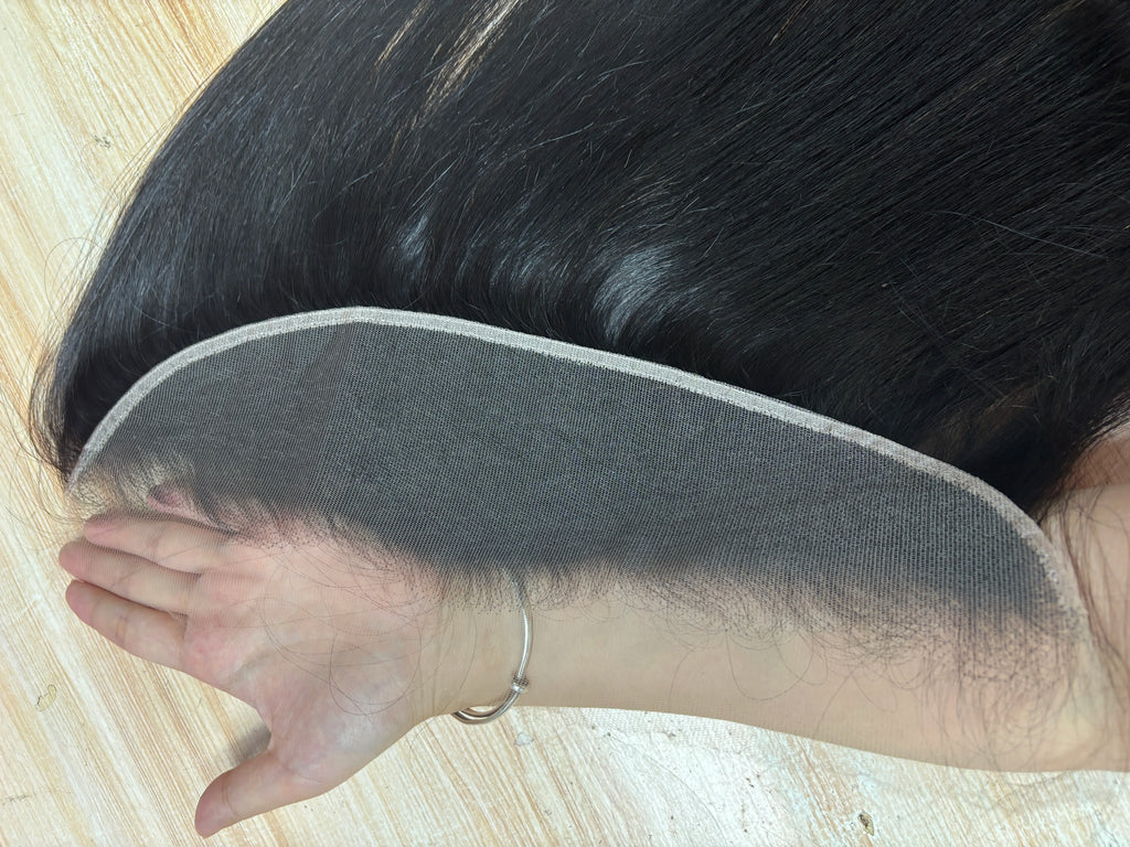 13x4 13x6 Ear To Ear Transparent Frontal Lace Only Straight 2x6 4x4 5x5 6x6 HD Lace Closure Human Hair 100% Brazilian Hair Quality Soft Silky Pre Plucked Bleached Knots Natural Hairline Virgin Hair Pieces For Women Daily Hair-5