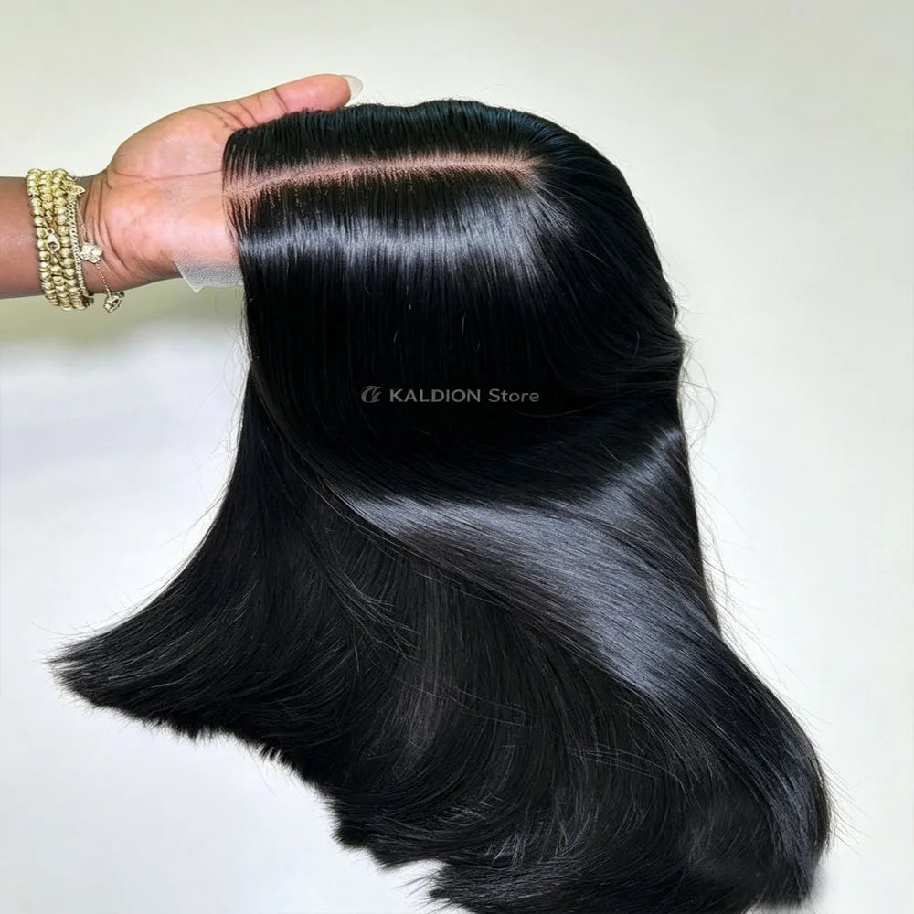 40 Inch Bone Straight Human Hair Wig 13x4 13x6 HD Transparent Lace Wigs Brazilian Full Lace Frontal Wig For Women 250% Density-4