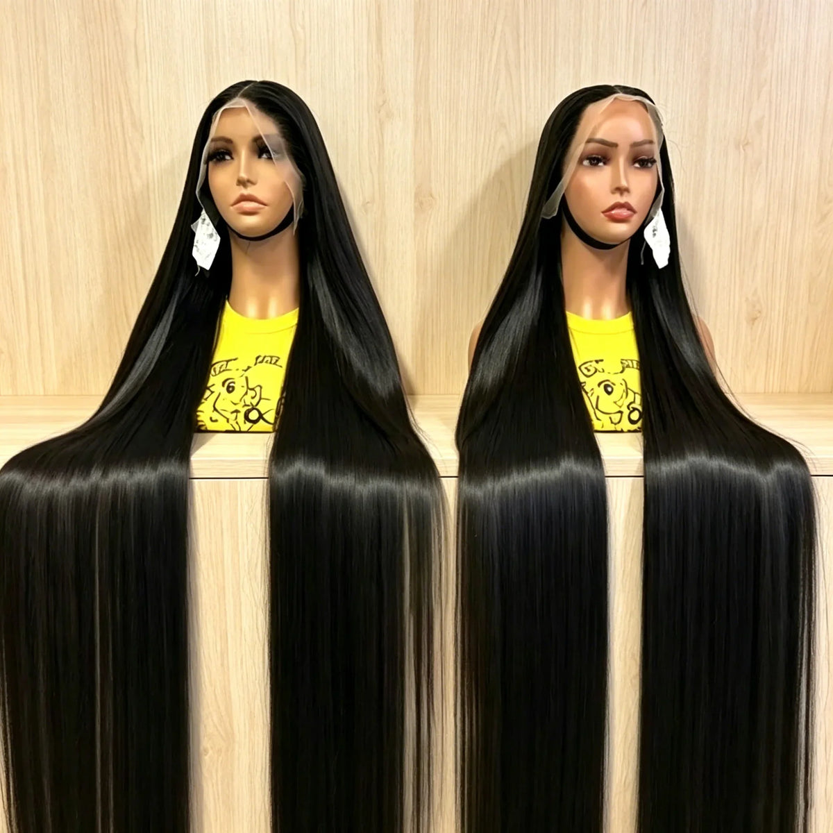 38Inch Straight Lace Front Wigs Human Hair 13x6 HD Lace Frontal Wig 4x4 Bone Straight Glueless Wig Pre Plucked For Women-1