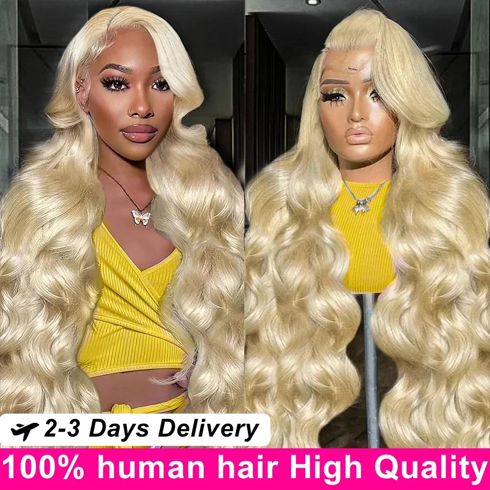 613 Blonde Bundles Body Wave Human Hair 22" 24" 26" 12A  613 Blonde Body Wave Human Hair 3/4 Bundles Unprocessed Virgin Vietnamese Human Hair Bundles-5