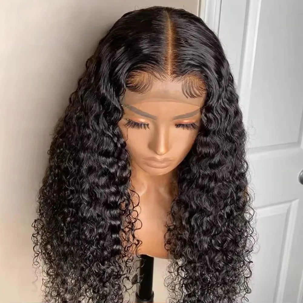 HD Transparent Lace Front Human Hair Wigs Jerry Curly Wig Lace Closure Wigs Human Hair Wig 13x4 13x6 Frontal Wigs-0