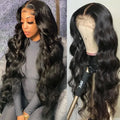 HD Transparent 13x4 13x6 Body Wave Lace Front Wig Pre Plucked 360 Lace Frontal Wig Human Hair Wigs For Women 5x5 Wig 200 Density-0