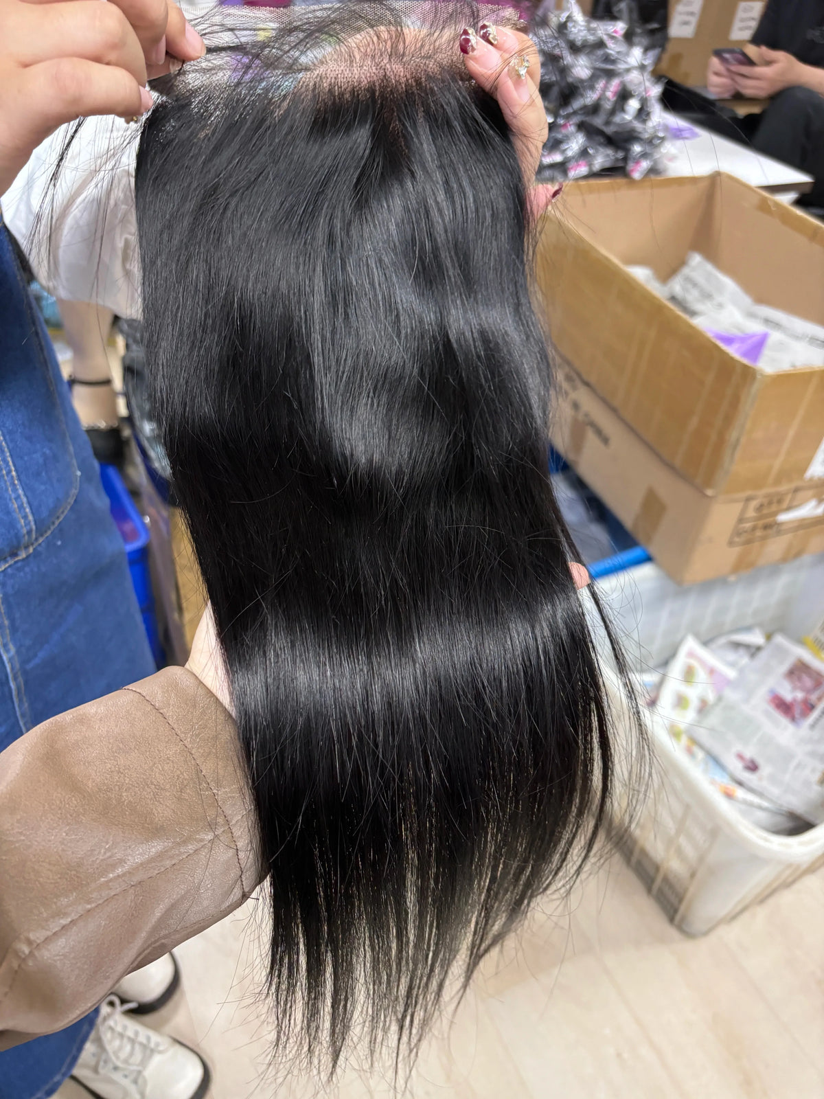 13x4 13x6 Ear To Ear Transparent Frontal Lace Only Straight 2x6 4x4 5x5 6x6 HD Lace Closure Human Hair 100% Brazilian Hair Quality Soft Silky Pre Plucked Bleached Knots Natural Hairline Virgin Hair Pieces For Women Daily Hair-7