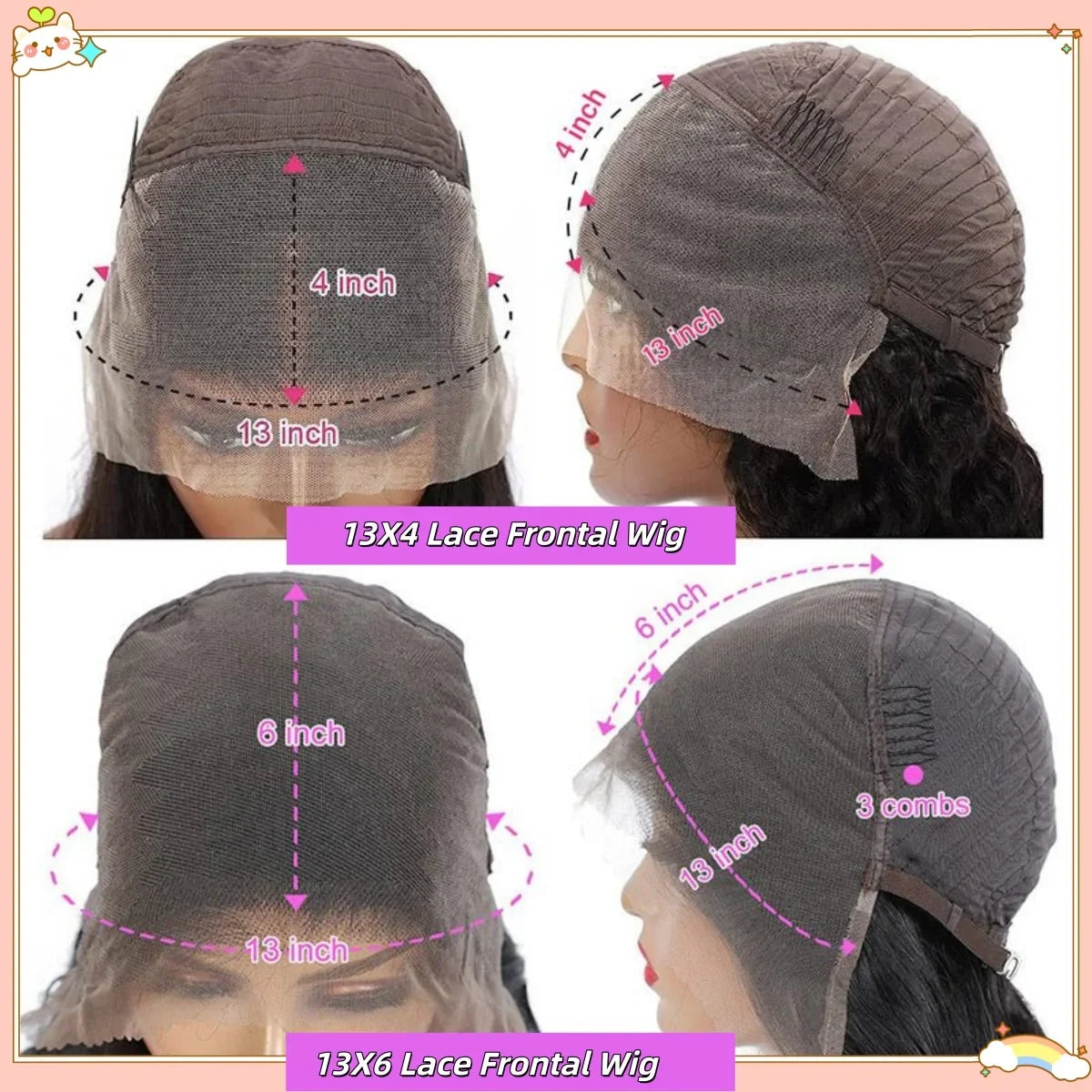 Deep Wigs Human Hair For Woman Burmese Curly Deep Wave Human Hair Wig 13x6 HD Lace Human Hair Wig on Clearance Sale-3