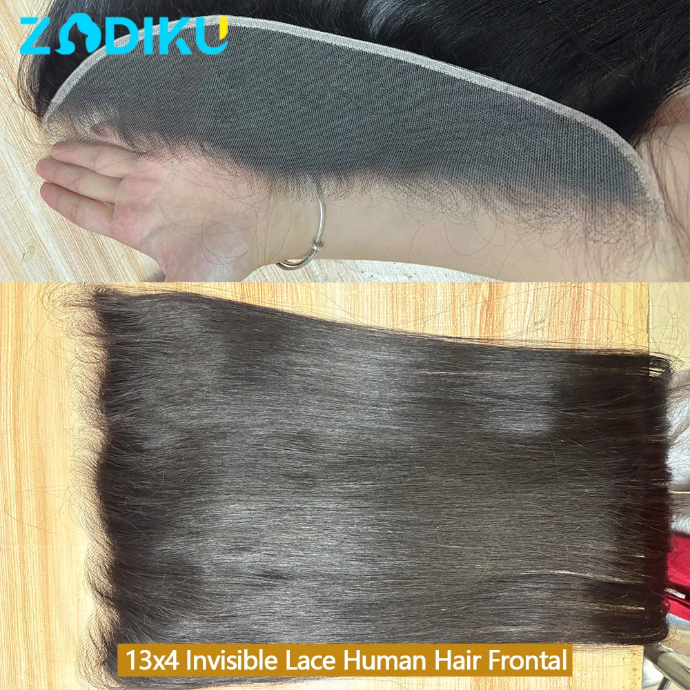 13x4 13x6 Ear To Ear Transparent Frontal Lace Only Straight 2x6 4x4 5x5 6x6 HD Lace Closure Human Hair 100% Brazilian Hair Quality Soft Silky Pre Plucked Bleached Knots Natural Hairline Virgin Hair Pieces For Women Daily Hair-4