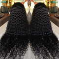 40 Inch Voluminous Deep Wave Human Hair Wig 250 High Density 13x4 13x6 HD Lace Frontal Durable Tangle Free Natural Real Hair Wigs for Women Daily Styling-0