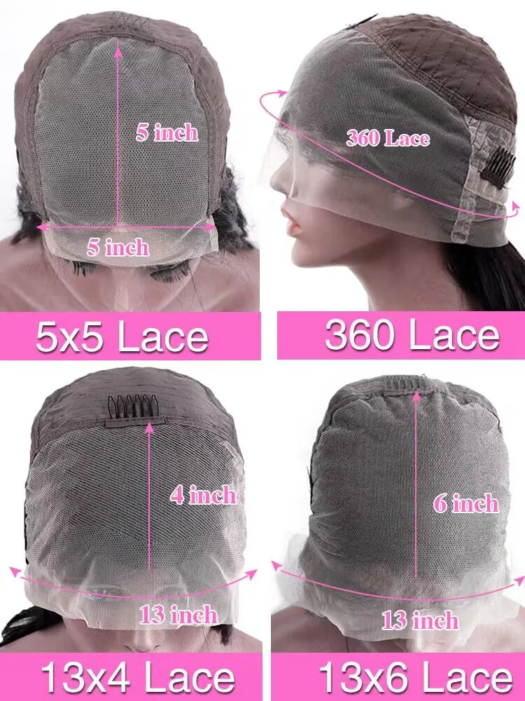 40 46 Inch 200 Density Frontal Wig For Black Women Brazilian Wigs Human Hair 5x5 Bone Straight HD Transparent Lace Front Wigs-4