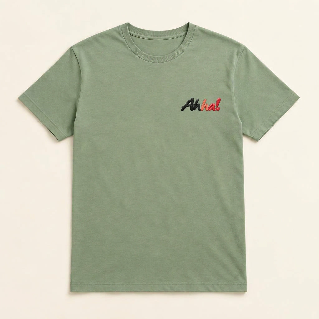 Ah Ha! Everyday Crew Tee — Sage