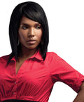 Sleek Human Hair Wig Style Platinum-0